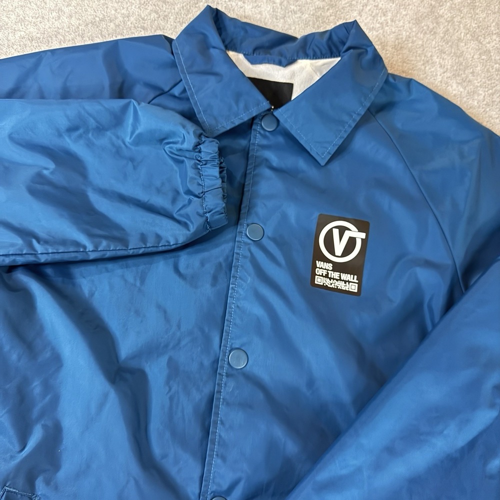 Vans Torrey Windbreaker Jacket‎ Snap Button Skating Double Sided Military Spec S